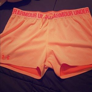 Peach Under Armour Shorts